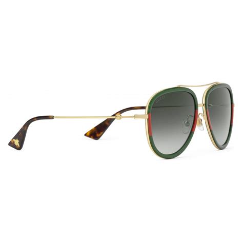 old red and green gucci sunglasses with stars on rim|gucci aviator style sunglasses.